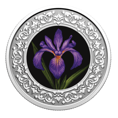 $3 Pure Silver Coin: Floral Emblems of Canada - Quebec’s Blue Flag Iris (2020)