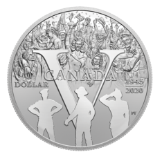 2020 Pure Silver Proof Dollar - 75<sup>th</sup> Anniversary of VE Day