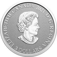 2021 $3 Pure Silver Coin - Floral Emblems of Canada - Newfoundland and Labrador: Pitcher Plant