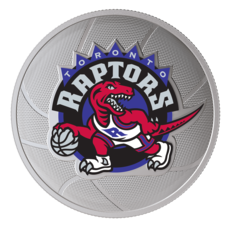 2020 $25 Pure Silver Coin - Toronto Raptors 25<sup>th</sup> Season