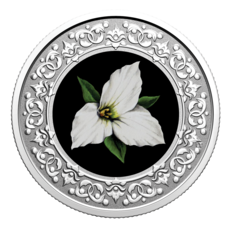 $3 Pure Silver Coin - Floral Emblems of Canada - Ontario: White Trillium (2020)