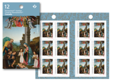 Christmas: Permanent&trade; Domestic Stamps - Booklet of 12 - The Adoration of the Shepherds