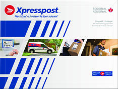 Xpresspost<sup>MC</sup> - Enveloppe prépayée régionale - moyen