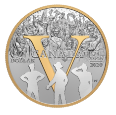 Ensemble épreuve numismatique en argent pur - 75e anniversaire du jour de la Victoire en Europe (2020)