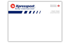 Xpresspost<sup>MC</sup>  - Enveloppe prépayée  régionale sans étiquette -moyen