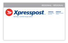 Xpresspost<sup>MC</sup> - Paquet économique de 4 enveloppes prépayées  régionales - petit