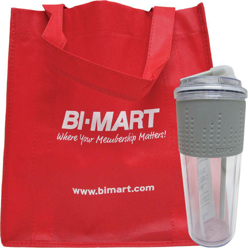 Bi-Mart Bag with Tumbler