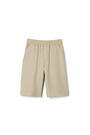 Front view of Knit Waistband Elastic Short opens large image - 1 of 2