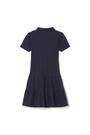 Front view of Ruffled Pique Polo Dress opens large image - 1 of 1