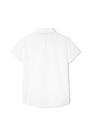 Back View of Short Sleeve Pintuck Blouse opens large image - 2 of 2