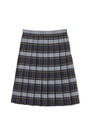 Front view of New! Plaid Below the Knee Skirt opens large image - 1 of 2