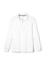 Front view of Long Sleeve Interlock Polos opens large image - 1 of 2