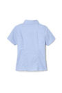 Back View of Short Sleeve Oxford Blouse with Princess Seams opens large image - 2 of 2