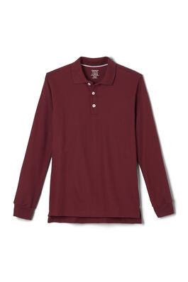  of Long Sleeve Pique Polos 