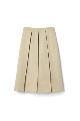  of Elastic Back Long Pleated Skirt 