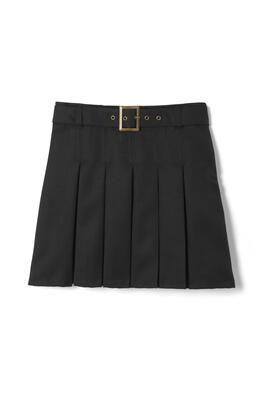  of Pleated Scooter with Square Buckle Belt 