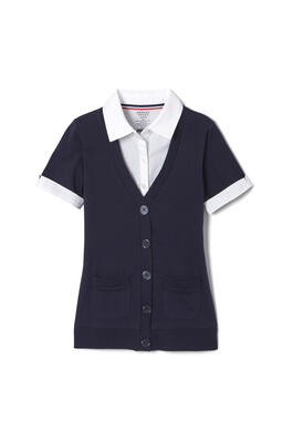  of Cardigan 2-in-1 Blouse 