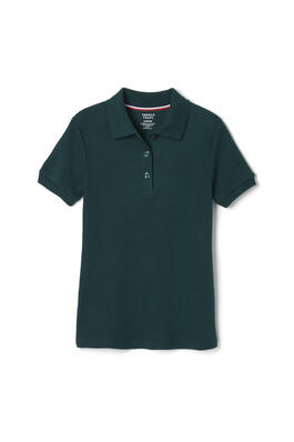  of Short Sleeve Interlock Polo with Picot Collar (Feminine Fit) 