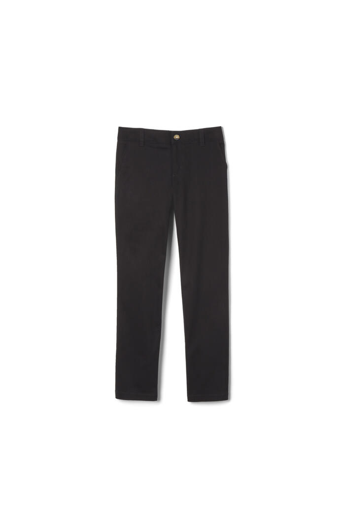 Front view of Straight Leg Twill Pant 