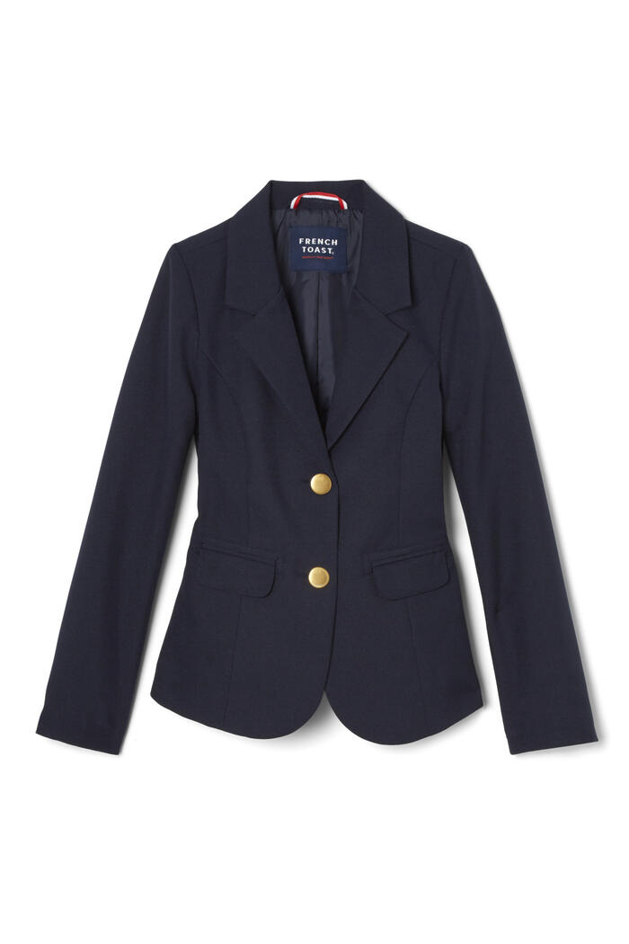 Front view of Girls Classic School Blazer 