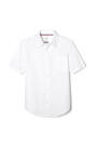 Front view of Short Sleeve Dress Shirt with Expandable Collar opens large image - 1 of 2