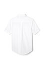 Back View of Short Sleeve Dress Shirt with Expandable Collar opens large image - 2 of 2