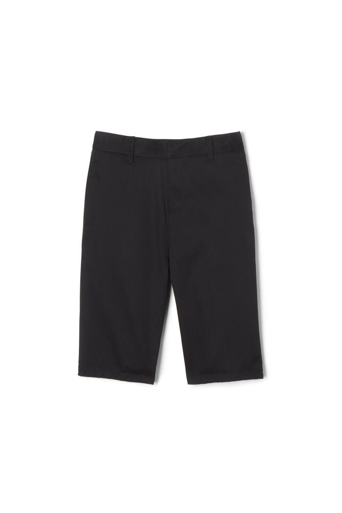Front view of Flat Front Adjustable Waist Short 