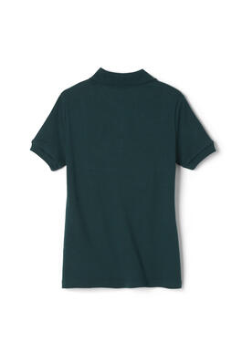  of Short Sleeve Interlock Polo with Picot Collar (Feminine Fit) 