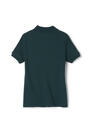 Back View of Short Sleeve Interlock Polo with Picot Collar (Feminine Fit) opens large image - 2 of 2
