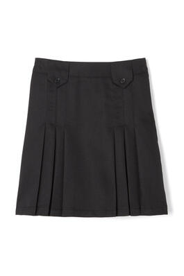  of Front Pleated Skirt with Tabs 