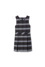Front view of Plaid Round Neck Jumper opens large image - 1 of 2