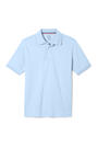 Front view of  Short Sleeve Interlock Knit Polo opens large image - 1 of 2