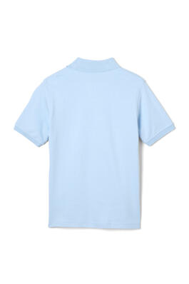 Back view of  Short Sleeve Interlock Knit Polo