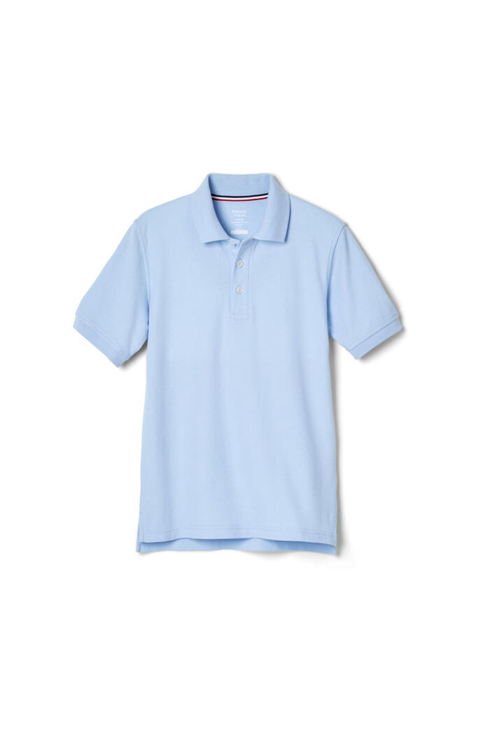 front of  Short Sleeve Pique Polos