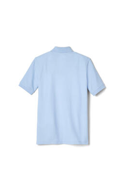 back of  Short Sleeve Pique Polos