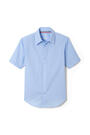 Front view of Short Sleeve Dress Shirt with Expandable Collar opens large image - 1 of 2