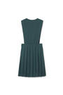 Back View of V-Neck Pleated Jumper opens large image - 2 of 2