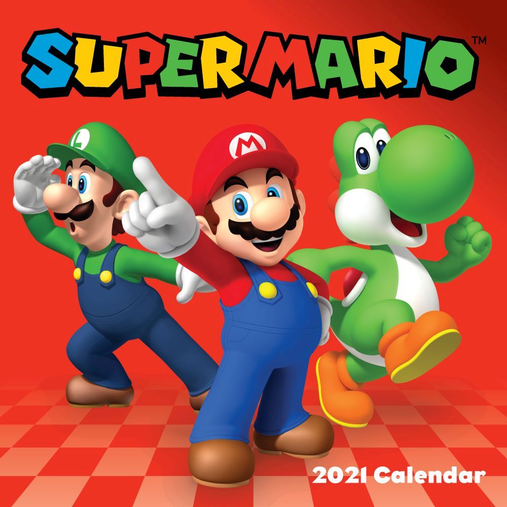 Super Mario Wall Calendar Calendars Com