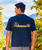 Hawaiian Humane Society Bowling Paws - Navy Short Sleeve Crewneck T-Shirt