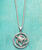 Wyland&reg; Snorkeling Round Honu Coral Reef - Necklace