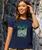 High Palms - Navy Short Sleeve Crewneck T-Shirt