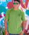 Tribal Honu Nalu - Kiwi Dyed Short Sleeve Crewneck T-Shirt