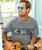Aloha Floral Band - Crater Dyed® Short Sleeve Crewneck T-Shirt