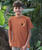Manta Reef Glide - Cinnamon Dyed Short Sleeve Crewneck T-Shirt