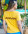 Tropic Vine - Pineapple Dyed Short Sleeve Scoop Neck T-Shirt