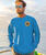Sun Medallion - Blue Hawaii Dyed Long Sleeve Crewneck T-Shirt