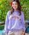 Tranquil Lotus - Lavender Dyed Long Sleeve Lightweight Pullover