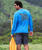 Ehukai Manta - Blue Hawaii Dyed Long Sleeve Crewneck T-Shirt