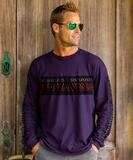 Chief Tapa Band - Blackberry Dyed Long Sleeve Crewneck T-Shirt