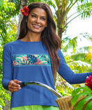 Mango Band - Sapphire Long Sleeve Crewneck T-Shirt